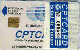 PERU : CP01 CPTCARD 80u MINT - Perú