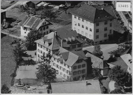 Flugaufnahme Schulhaus Kinderheim Marianum Menzingen ZG - Menzingen