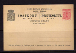 Finlande (1889-95)-   Entier Neuf- - Lettres & Documents