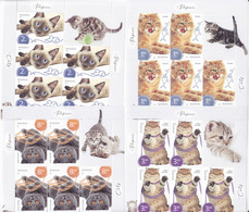 CATS DOMESTICS, MINISHEET 2020 ,MNH ** ROMANIA. - Otros & Sin Clasificación