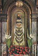 CARTOLINA  LORETO,ANCONA, MARCHE, VENERATA STATUA DELLA MADONNA DI LORETO,INCORONATADA GIOVANNI XXIII,  VIAGGIATA 1967 - Ancona