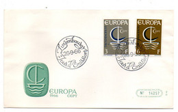 Luxembourg--1966--FDC   EUROPA  (2 Valeurs)  N° 14257 - FDC