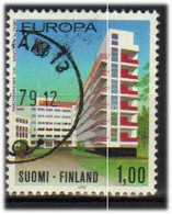 Finland 1978 Europa: Building, Sanatorium In Paimio (1933), Mi 825, Cancelled(o) - Briefe U. Dokumente