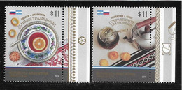 ARGENTINA AÑO 2016 - ARGENTINA-RUSIA, COMPARTIENDO TRADICIONES, EMISIÓN CONJUNTA - Serie Completa 2v MNH - Unused Stamps