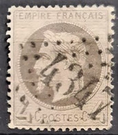 FRANCE 1866 - Canceled - YT 27B - 4c - 1863-1870 Napoleon III With Laurels