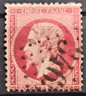 FRANCE 1862 - Canceled - YT 24 - 80c - 1862 Napoleon III