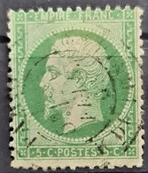 FRANCE 1862 - Canceled - YT 20 - 5c - 1862 Napoléon III