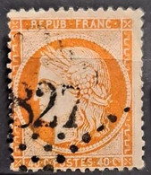 FRANCE 1870 - Canceled - YT 38 - 40c - 1870 Belagerung Von Paris