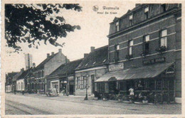 Malle Hotel De Kroon Animée Carte Festonnée Circulé En 1949 - Malle