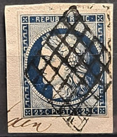 FRANCE 1850 - Canceled - YT 4 - 25c - 1849-1850 Ceres