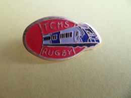 Pins Sport RUGBY TCMS Toulouse Montaudran Rugby Féminin  Cheminots - Train SNCF - Signé P!N - Rugby