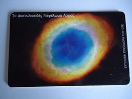 GREECE  USED  CARDS  PLANET  SPACE   2 SCAN - Espacio