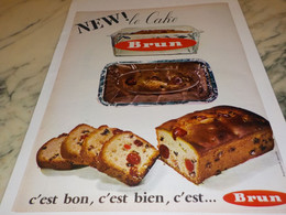 ANCIENNE PUBLICITE C EST BON C EST BIEN C EST LE CAKE BRUN 1965 - Poster & Plakate