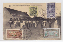 Belgisch Kongo 1930 Nette Karte BUTA Mit Verschiedenen Briefmarken - Briefe U. Dokumente