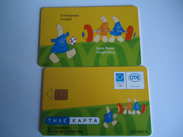 GREECE  USED  CARDS  MASCOT OLYMPIC GAMES  ATHENS 2004 - Juegos Olímpicos