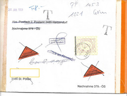 1552a: Heimatbeleg 3462 Absdorf 7.1.98, Automatenmarken- Frankatur Nachnahme Portogerecht - Tulln