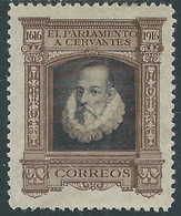 1916 SPAGNA SERVIZIO CERVANTES MH * - RD54-7 - Servicios