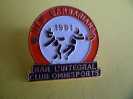 Pins  Sport RUGBY New Barbarians - 1991 - Bar L'integral Club Omnisport  - Réf : New Zelande - Rugby