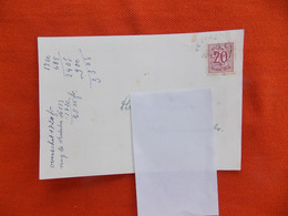 België Briefkaart 1954 Stempel. Veurne 1 Zegel Heraldieke Leeuw 20 Cent (Uitnodiging Voor Toneel Veurne ) - Altri & Non Classificati