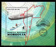 MONGOLIE. BF 81 De 1981. Vol Polaire Par Le "Graf Zeppelin". - Polar Flights