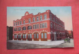 Central Fire Station  Utica    New York > Fire Department  >      Ref 4593 - Utica