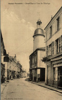 SAUZE VAUSSAIS GRAND'RUE ET TOUR DE L'HORLOGE - Sauze Vaussais