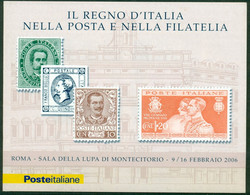V8910 ITALIA REPUBBLICA 2006 Libretto Mostra Filatelica Il Regno D'Italia, MNH**, Ottime Condizioni - Booklets