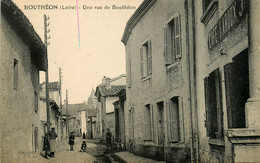 Bouthéon * Une Rue De La Commune * Café LAROUX - Andrézieux-Bouthéon