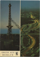 Berlin - Stadtautobahn - Funkturm - AK Grossformat 70er Jahre  - Andres + Co. Verlag Berlin - Halensee