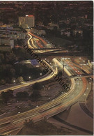 Berlin - Stadtautobahn Bei Nacht - AK Grossformat 70er Jahre - Verlag Kunst Und Bild Berlin - Halensee