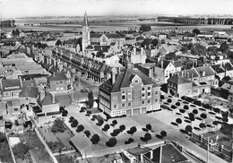 80-ROSIERES-EN-SANTERRE- HÔTEL DE VILLE ET RUE DU NIGER VUE DU CIEL - Rosieres En Santerre