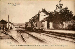 St Pal De Mons * St Romain Lachalm * La Gare PLM * Train Locomotive * Ligne Chemin De Fer De Haute Loire - Sonstige & Ohne Zuordnung