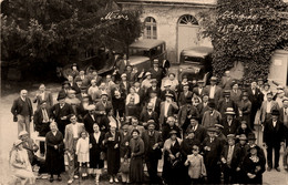 Alvignac * Miers * Carte Photo * Réunion De Famille ? 11 Aout 1934 * Automobile Voiture Ancienne - Andere & Zonder Classificatie