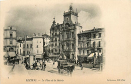 Béziers * La Place De La Mairie * Marché Foire - Beziers