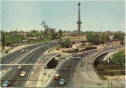 Berlin - Schnellstrassen Mit Funkturm - AK Grossformat - Verlag M. Bock Berlin - Halensee