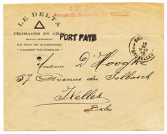 1918 BRIEF MET STEMPEL "PORT PAYE" Vd FIRMA "LA DELTA-FROMAGES EN GROS" Zie Scan(s) - Unclassified