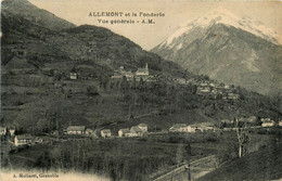 Allemont * Vue Générale Du Village Et Sur La Fonderie - Allemont