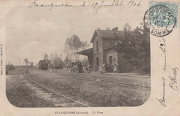 CPA - SELECTION - BEAUQUESNE - La Gare - Beauquesne