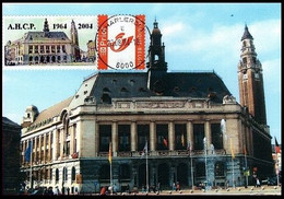 CS/HK - Carte Souvenir / Herdenkingskaart  - Hotel De Ville De Charleroi - A.H.C.P 1964-2004 - Brieven En Documenten