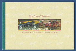 NEW ZEALAND 1996 PRESTIGE BOOKLET RACE HORSES S.G.SB 78 - Carnets