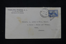 PANAMA - Enveloppe Commerciale De Panama Pour La France En 1938 - L 84716 - Panamá