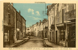 St Germain Lambron * La Grande Rue * Magasin Commerce Confection De Tissus - Saint Germain Lembron