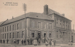 CPA - SELECTION - ACHEUX - Hôtel Du Grand Cerf - Acheux En Amienois