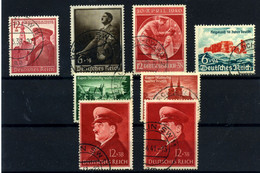 Alemania Imperio Nº 634/5, 668, 672/4, 696. Año 1939/41 - Used Stamps