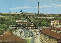 Berlin - Schnellstrassen Mit Funkturm - AK Grossformat 60er Jahre - Hans Andres Verlag Berlin - Halensee