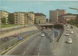 Berlin - Stadtautobahn - AK Grossformat 1970 - Halensee