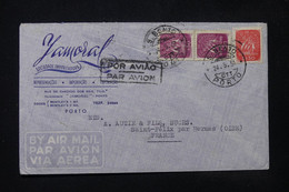 PORTUGAL - Enveloppe Commerciale De Porto Pour La France En 1951 - L 84749 - Covers & Documents