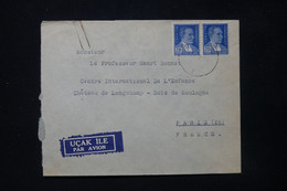 TURQUIE - Enveloppe Commerciale De Istanbul Pour La France - L 84768 - Storia Postale