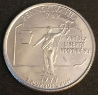 ETATS UNIS - USA - ¼ - 1/4 DOLLAR 1999 P - Quarter Pennsylvannie - KM 294 - Other & Unclassified