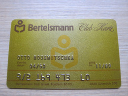 Bertelsmann Club- Karte - Andere & Zonder Classificatie
